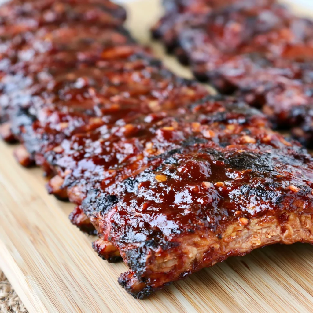 Applewood Smoked Sweet and Spicy Ribs Recipe