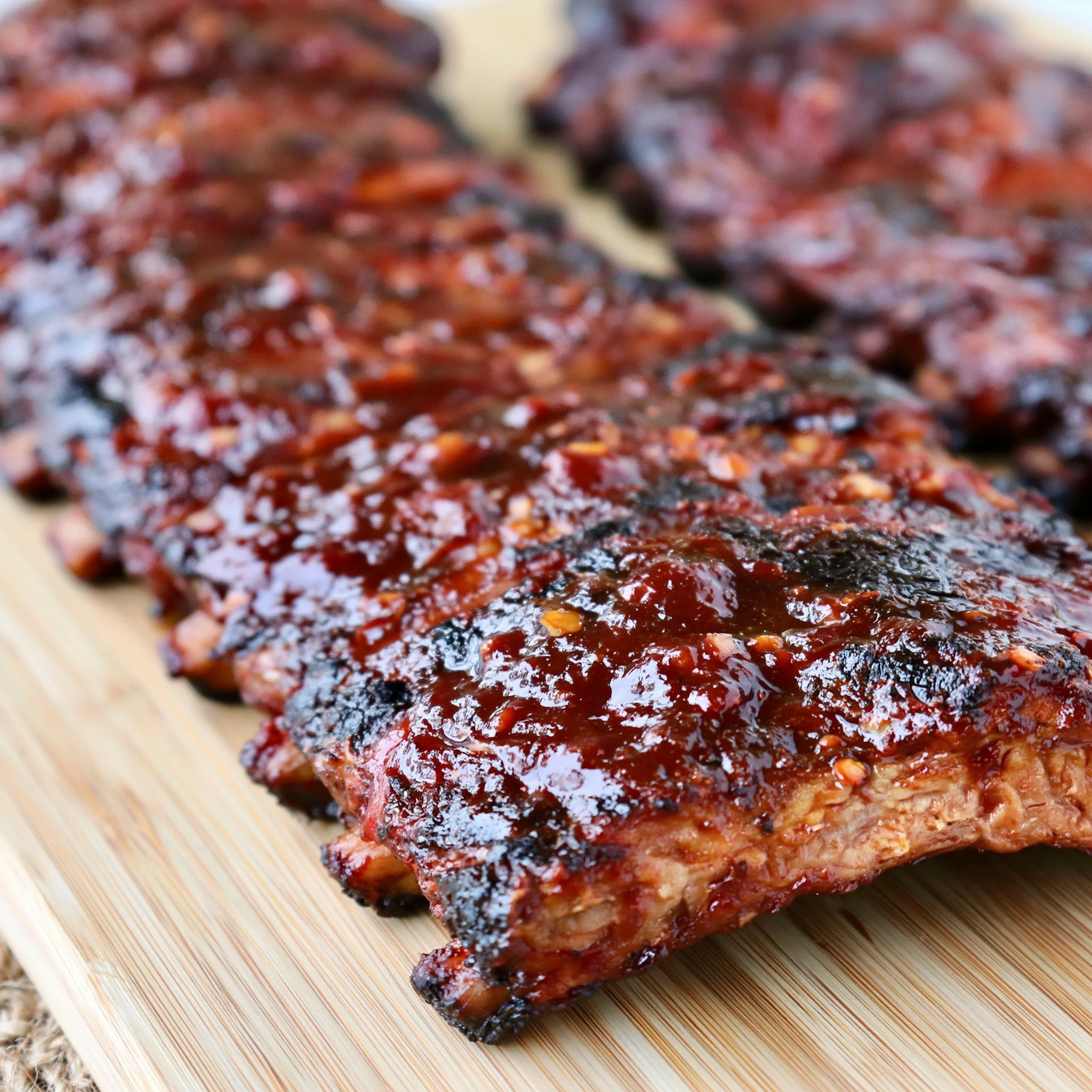 Applewood Smoked Sweet and Spicy Ribs Recipe