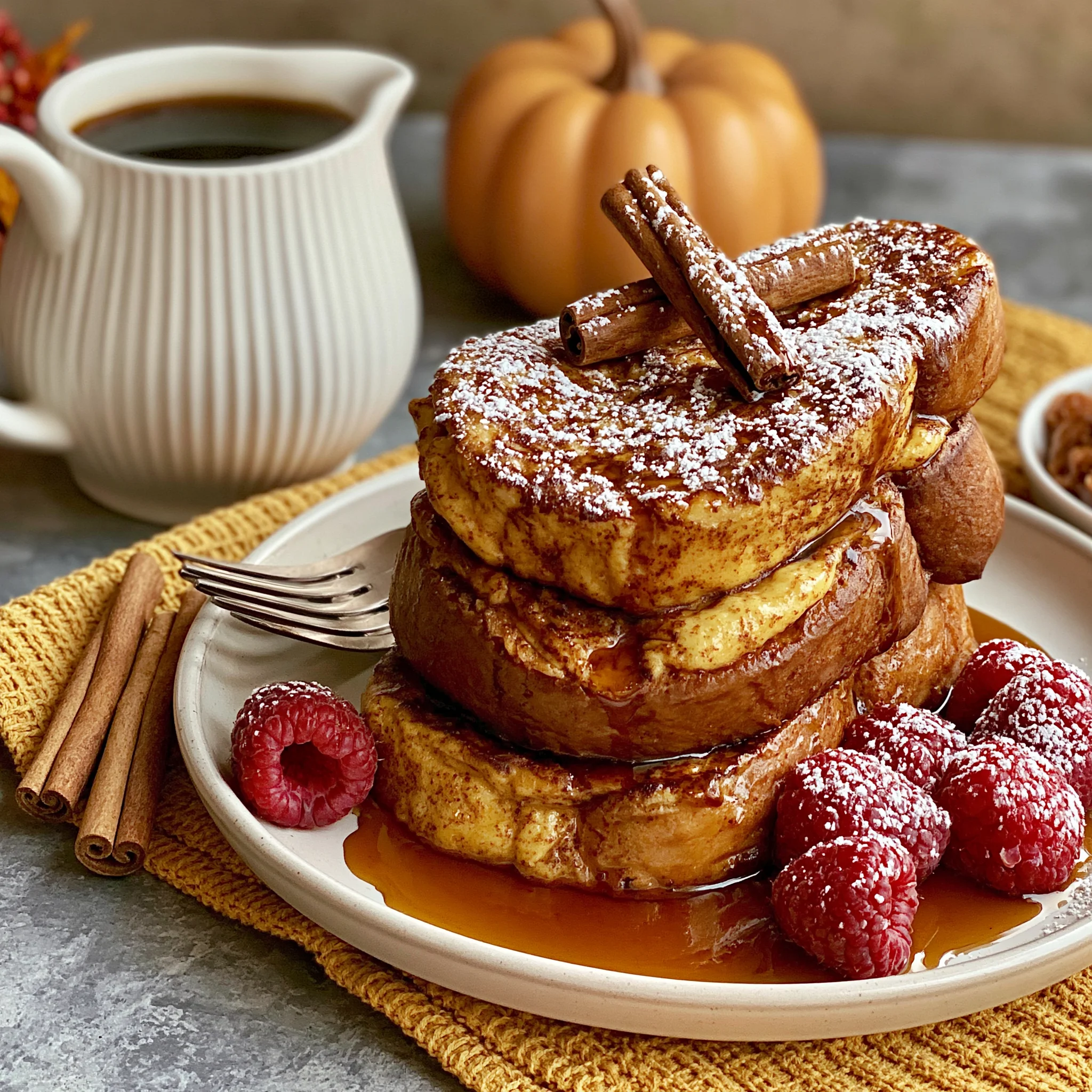 Autumn Spiced Overnight French Toast Recipe