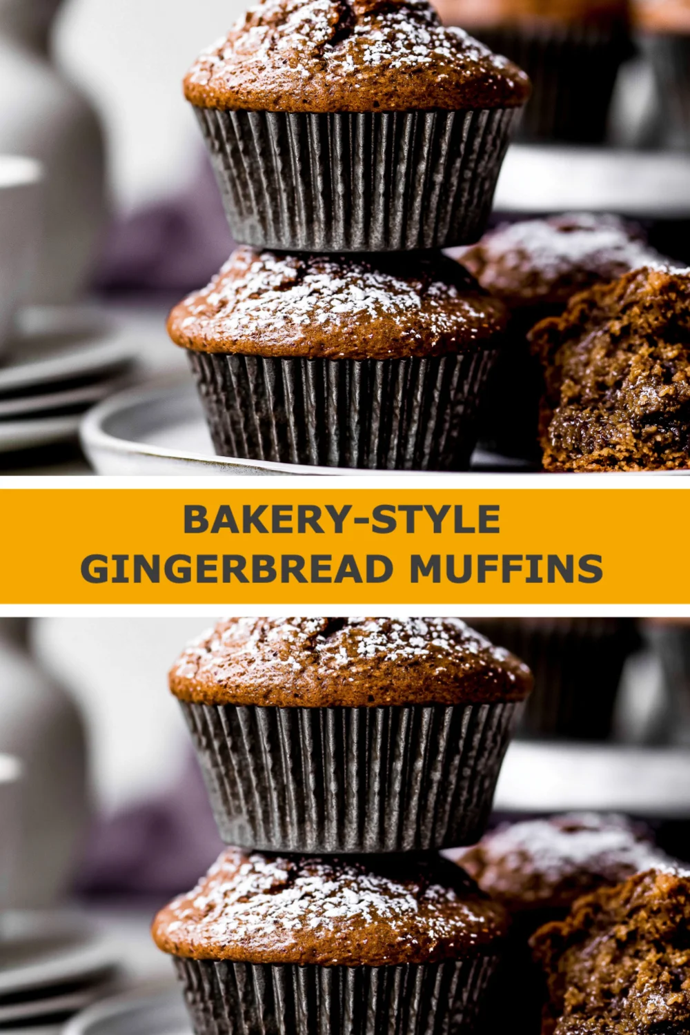 Irresistible Bakery-Style Gingerbread Muffins Perfect for the Holiday Season!