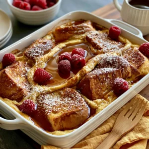 Brioche Overnight French Toast Casserole Recipe