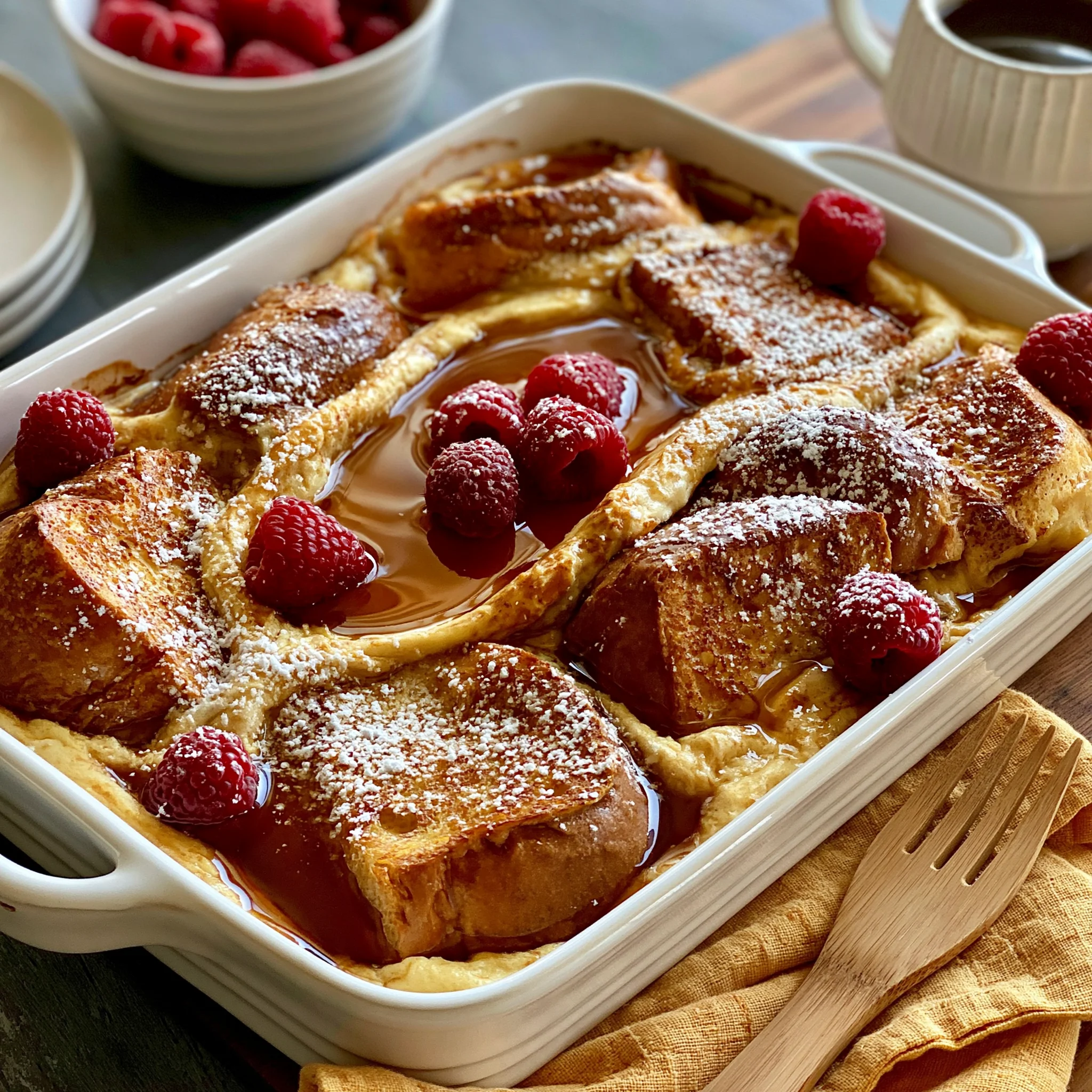 Brioche Overnight French Toast Casserole Recipe