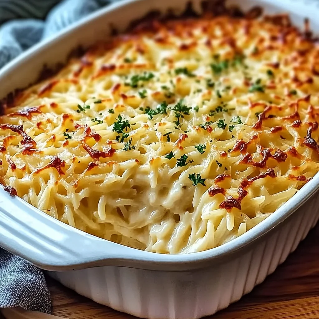 Caramelized Onion and Gruyère Orzo Bake Recipe
