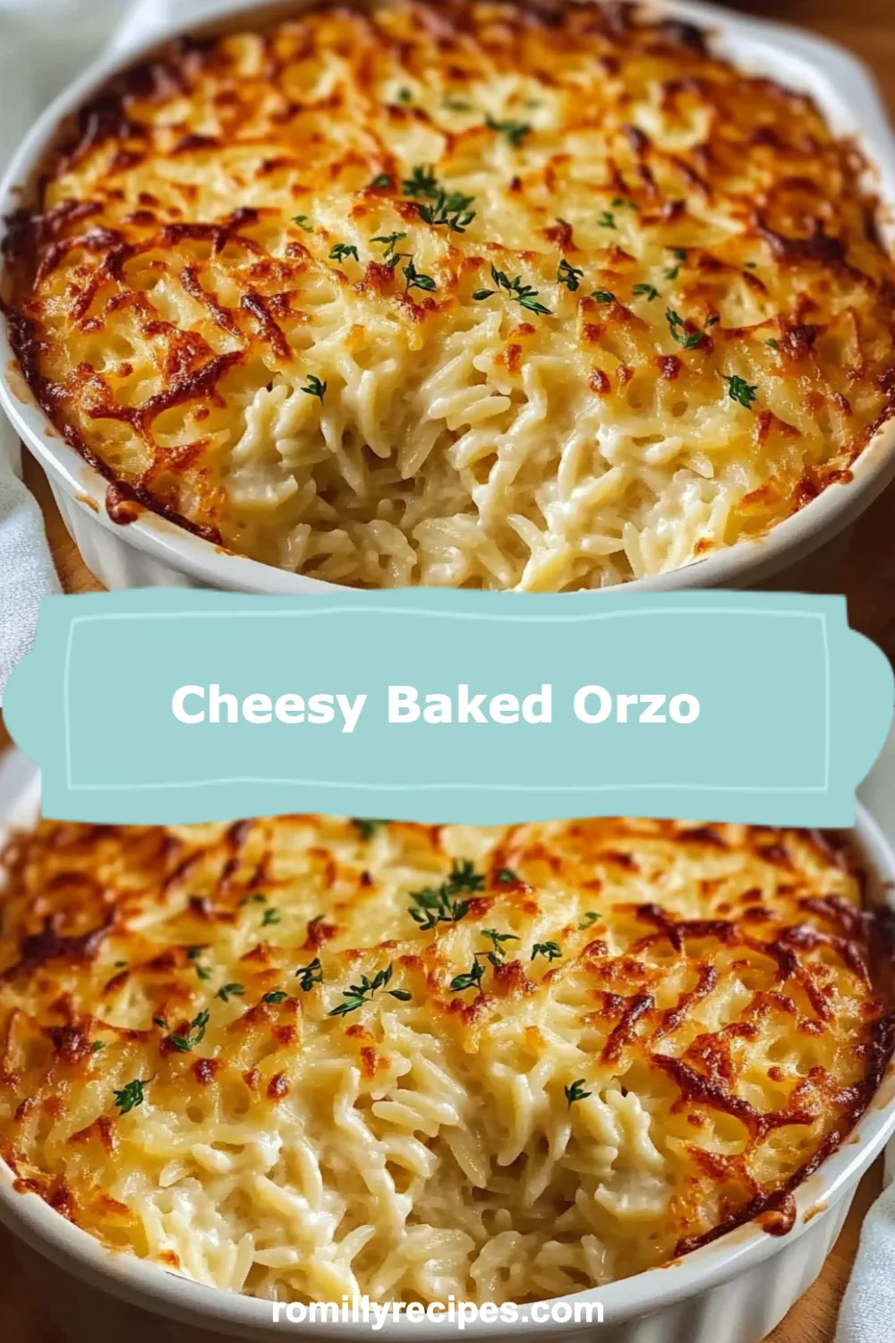 Cheesy Baked Orzo Recipe (Comfort Food Delight!)