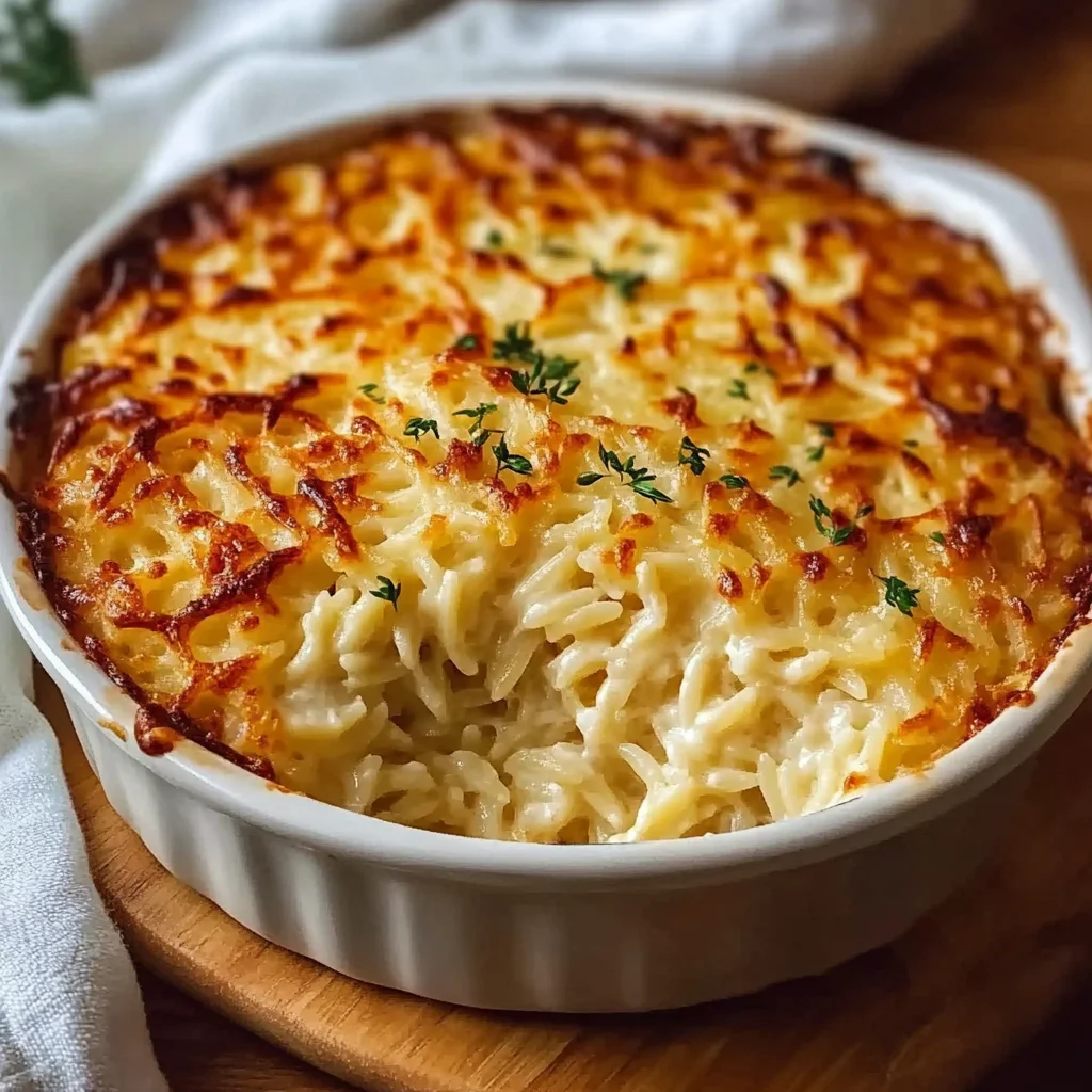 Cheesy Baked Orzo Recipe (Comfort Food Delight!)