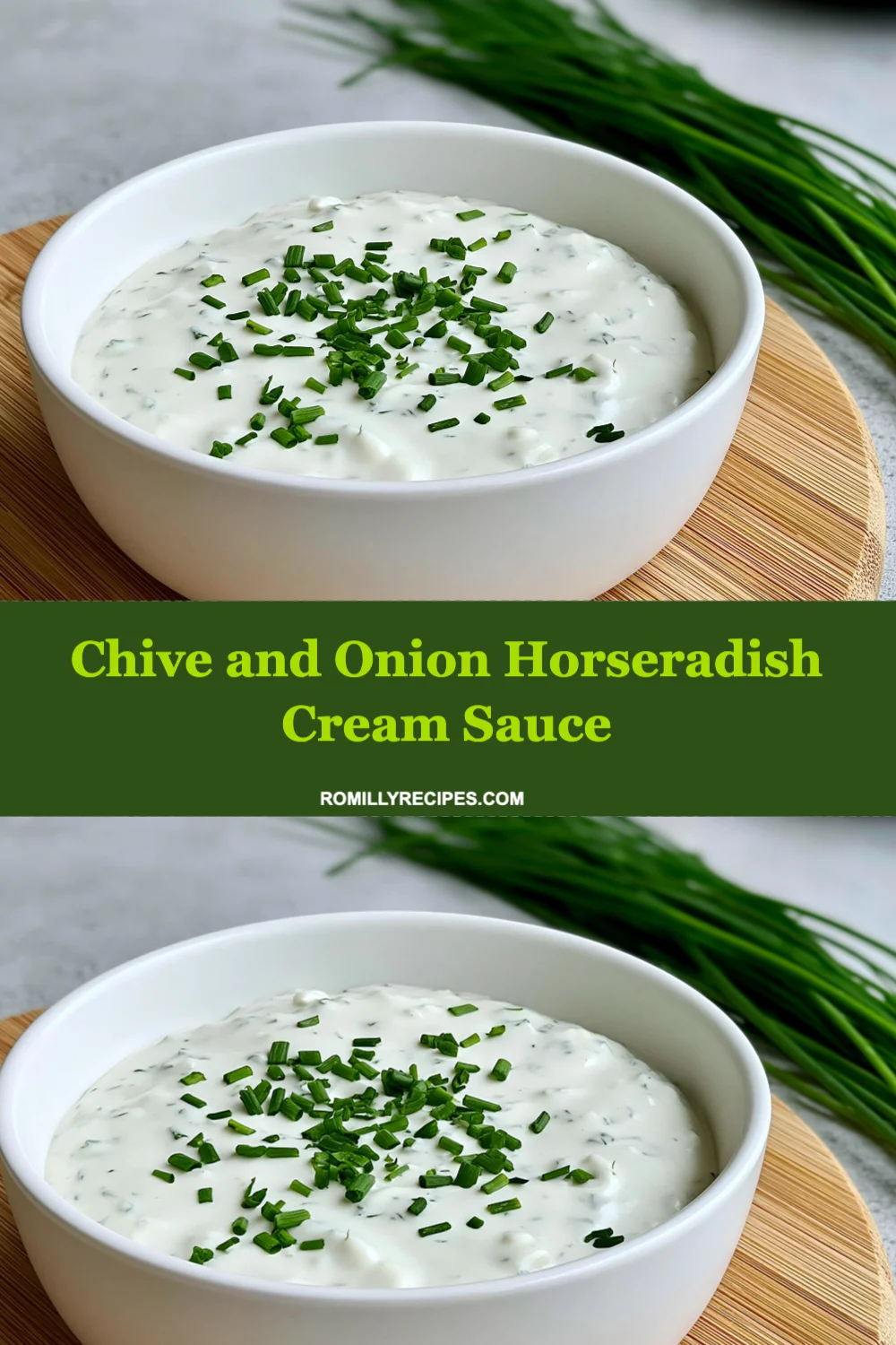 Elevate Your Meals with Homemade Chive and Onion Horseradish Cream Sauce Recipe!