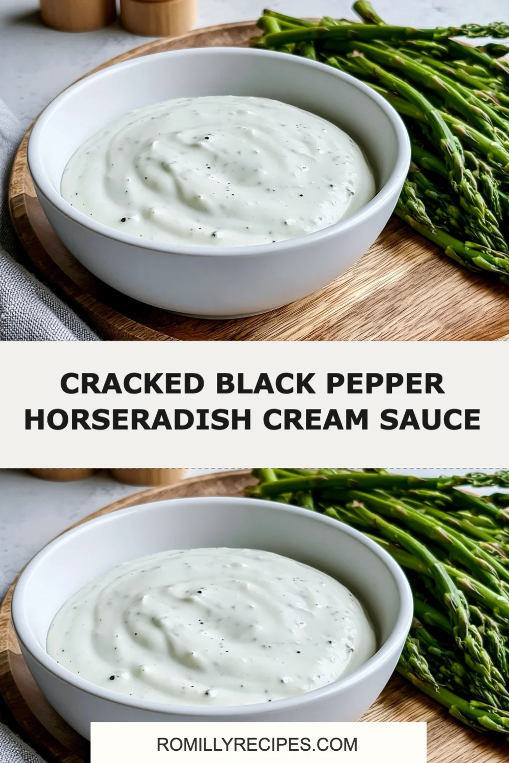 Elevate Your Dishes with Cracked Black Pepper Horseradish Cream Sauce for Bold Flavor!
