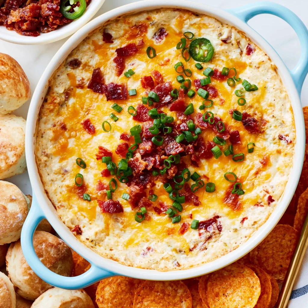 Creamy Jalapeño Popper Dip Recipe (Perfect for Parties!)