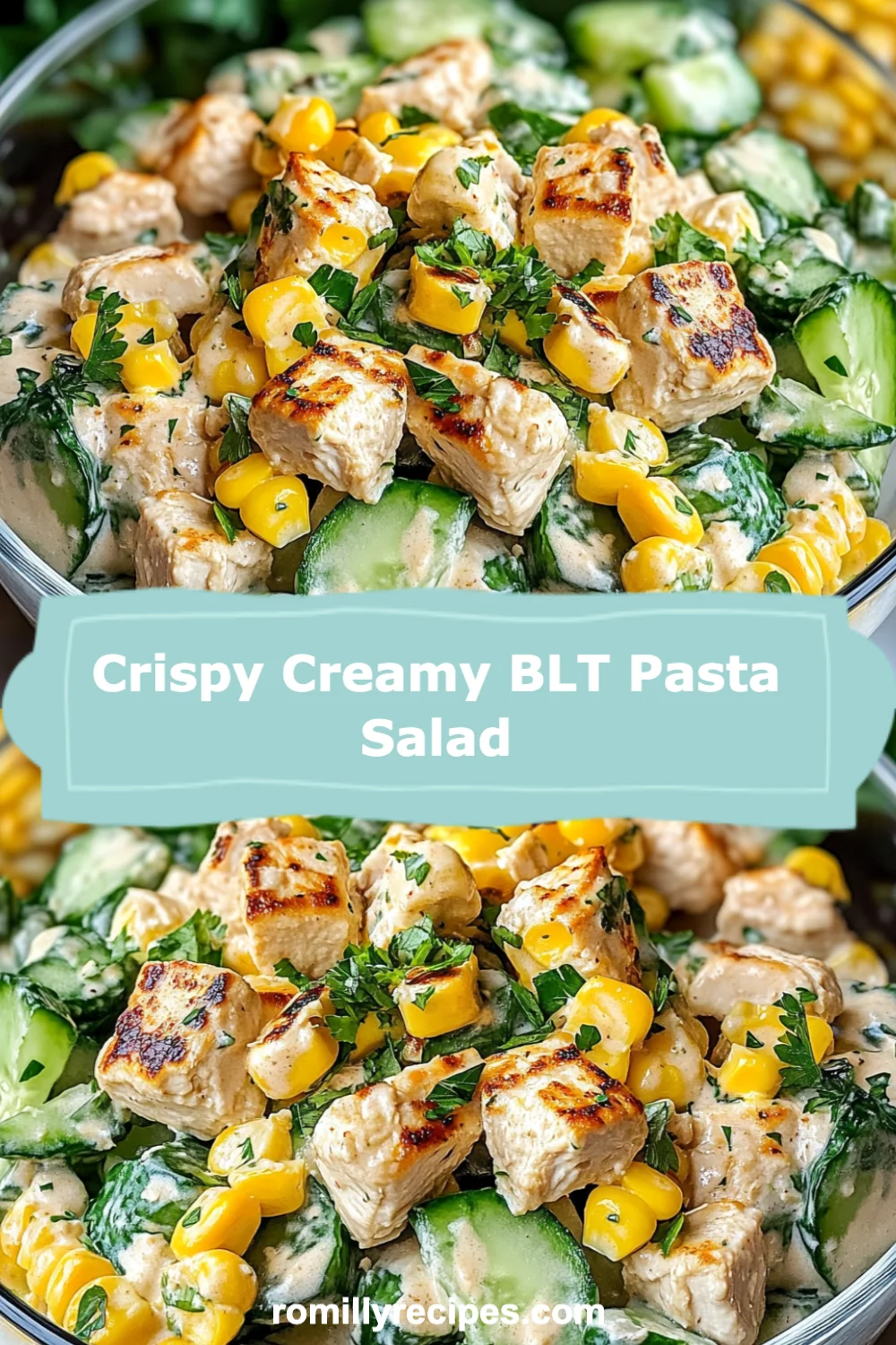 Crispy Creamy BLT Pasta Salad Recipe