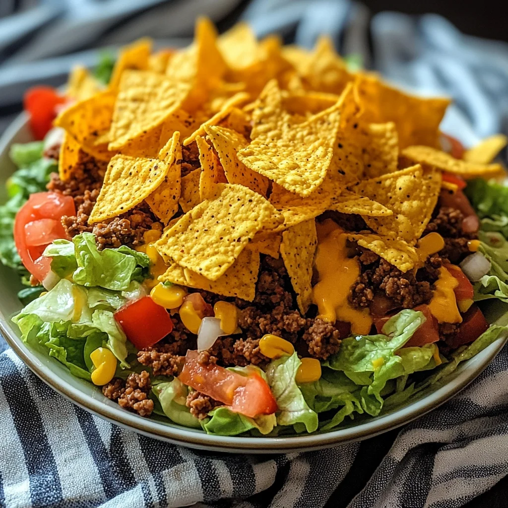 Crunchy Dorito Taco Salad Recipe