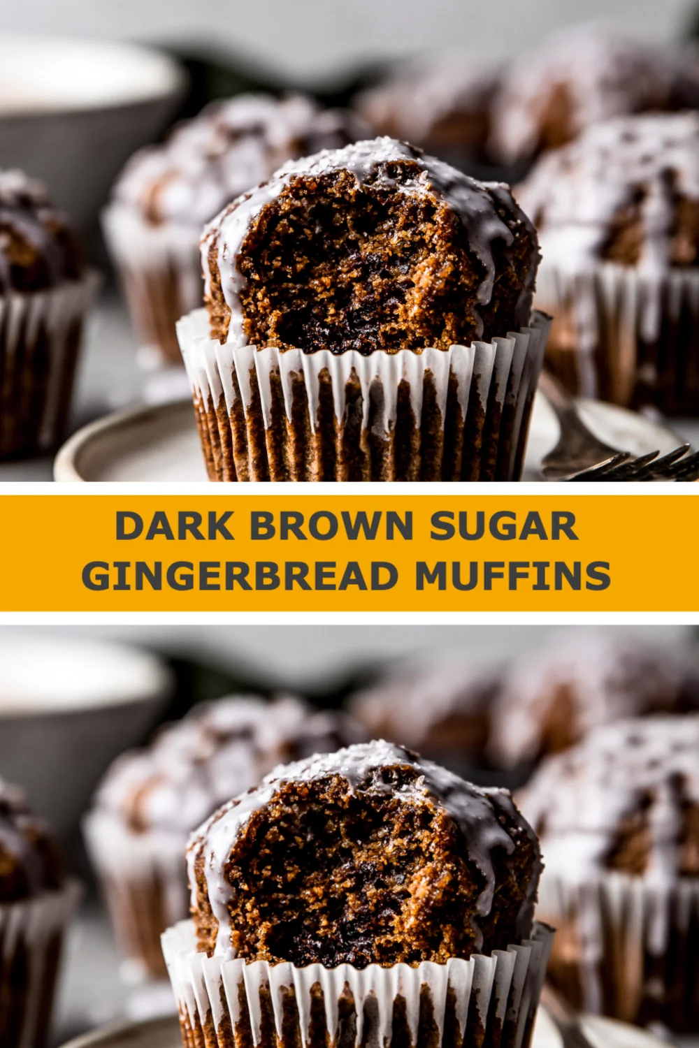 Irresistible Dark Brown Sugar Gingerbread Muffins Perfect for the Holiday Season!