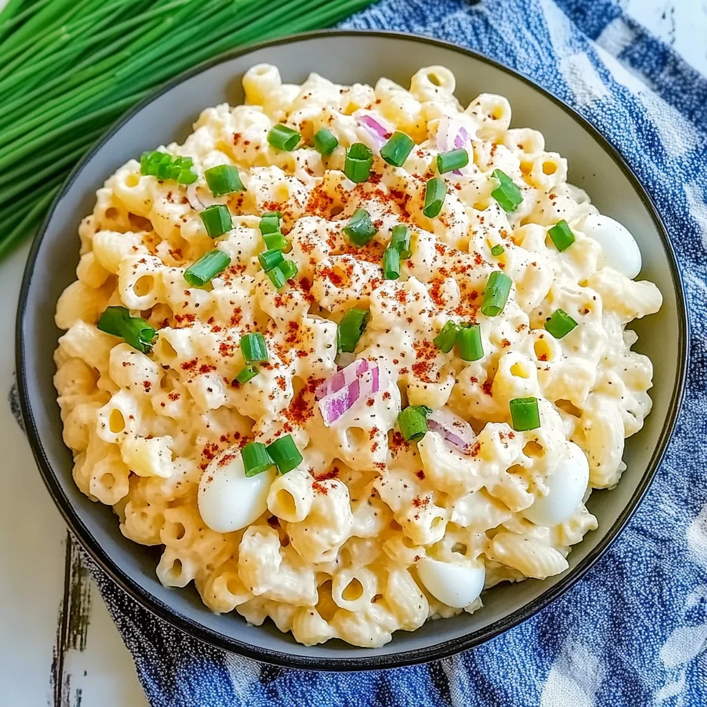 Deviled Eggs Pasta Salad Recipe (Easy and Delicious!)