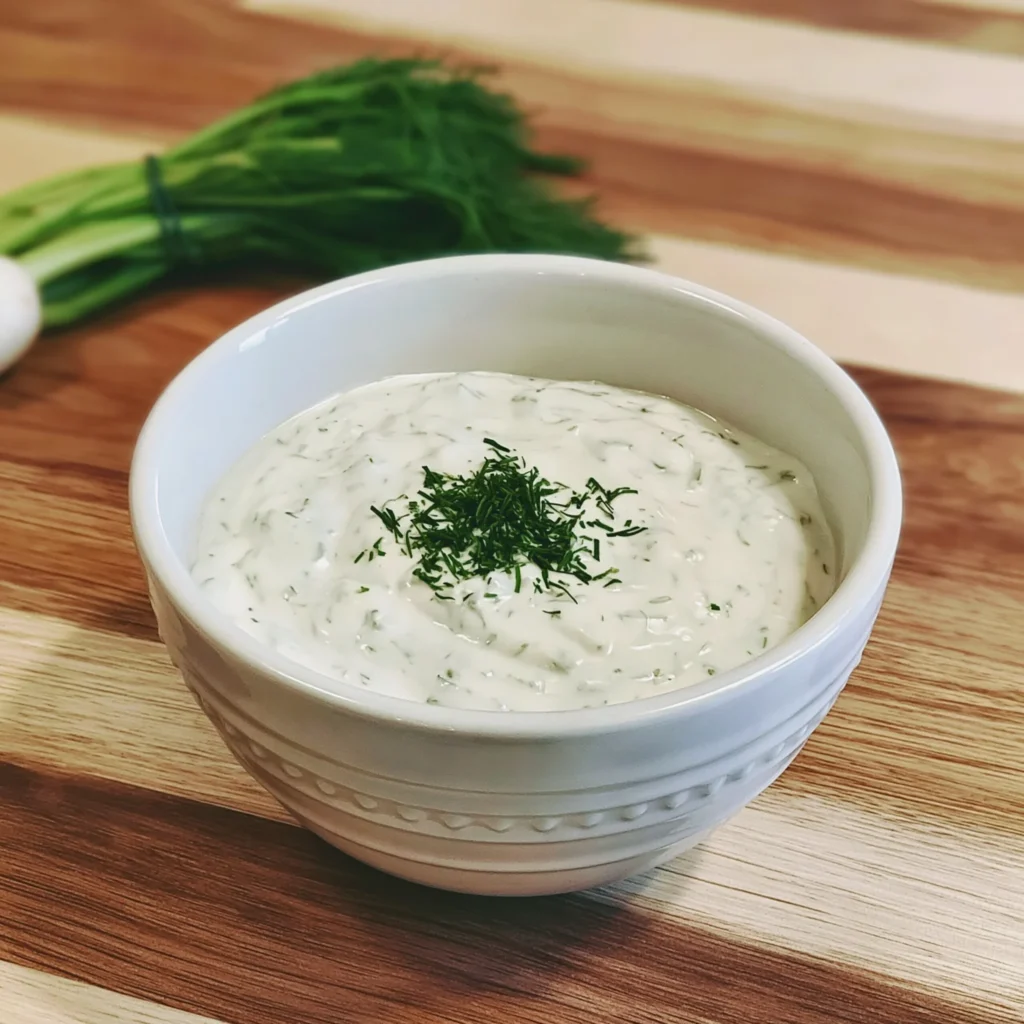 Fresh Dill Horseradish Cream Sauce Recipe