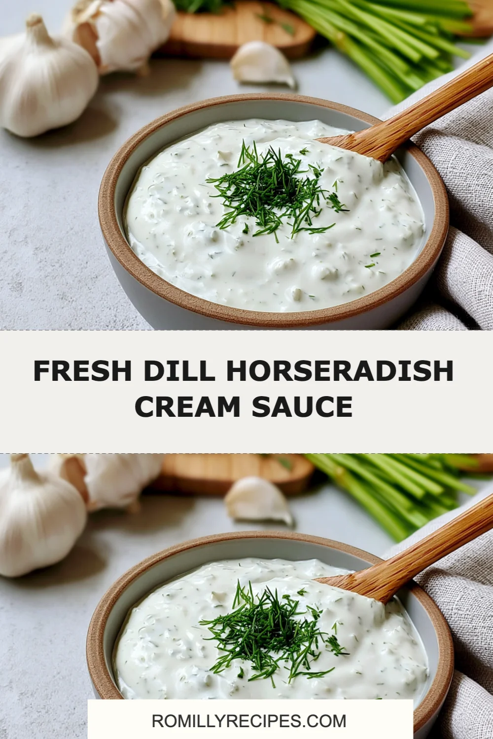 Elevate Your Dishes with Homemade Fresh Dill Horseradish Cream Sauce Recipe!
