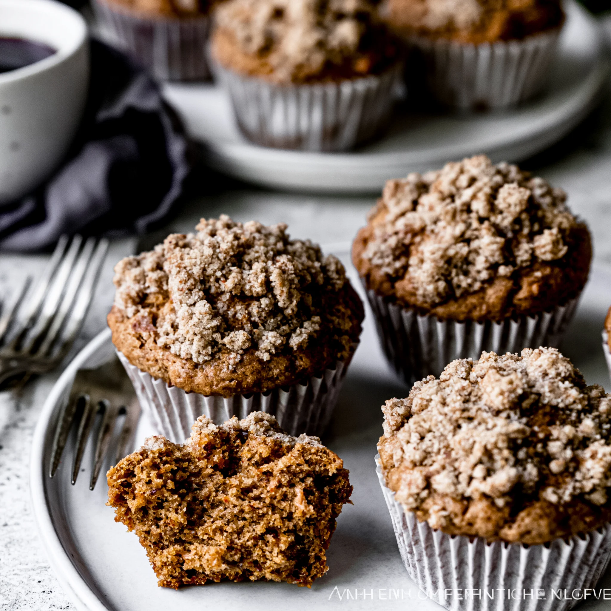 Ginger-Nutmeg Streusel Muffins Recipe