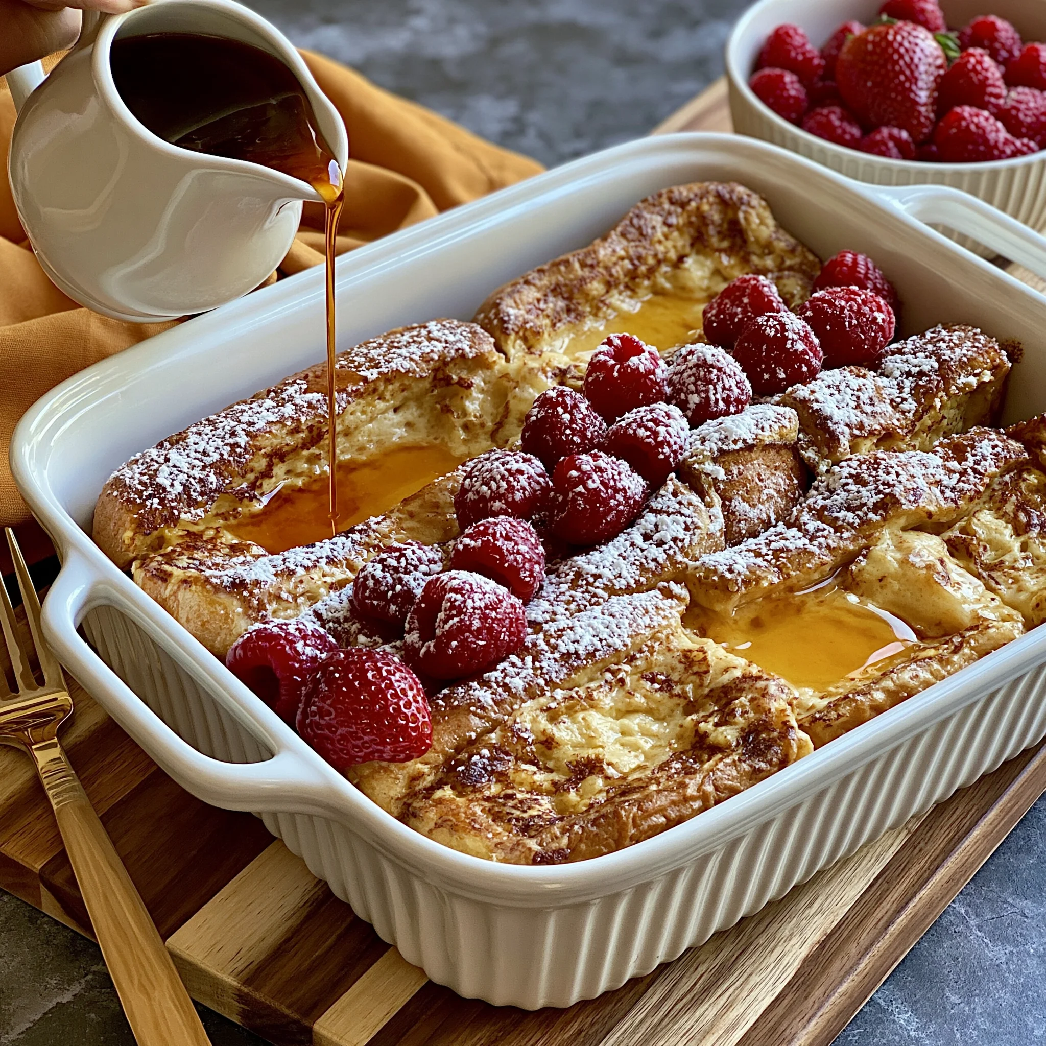 Golden Baked French Toast Casserole Recipe