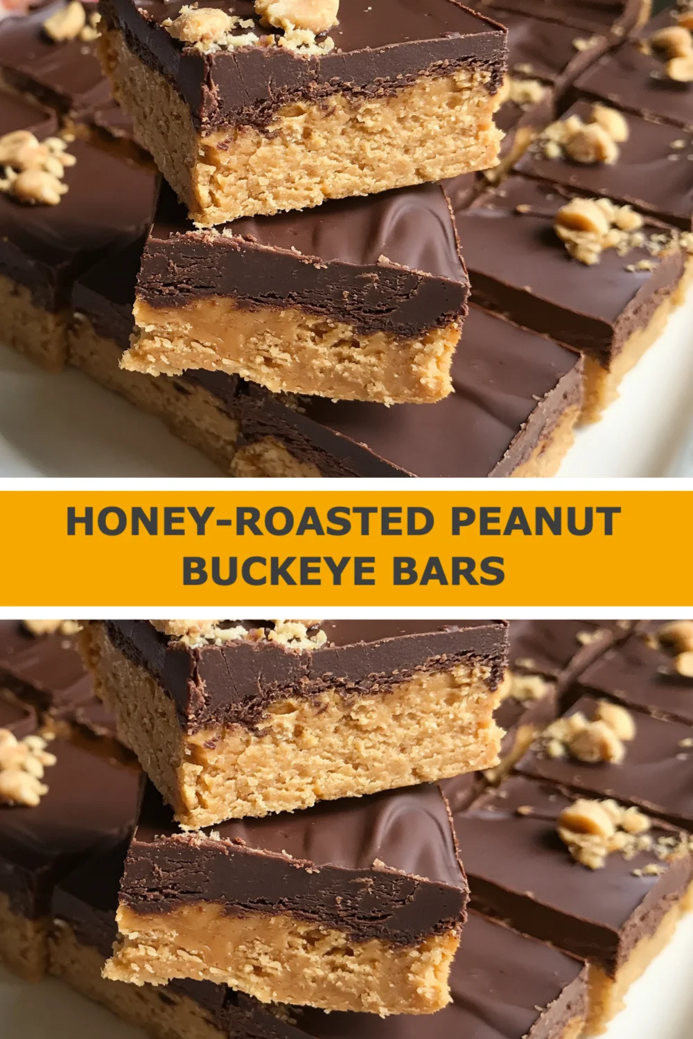 Delicious Honey-Roasted Peanut Buckeye Bars That Will Impress Everyone!