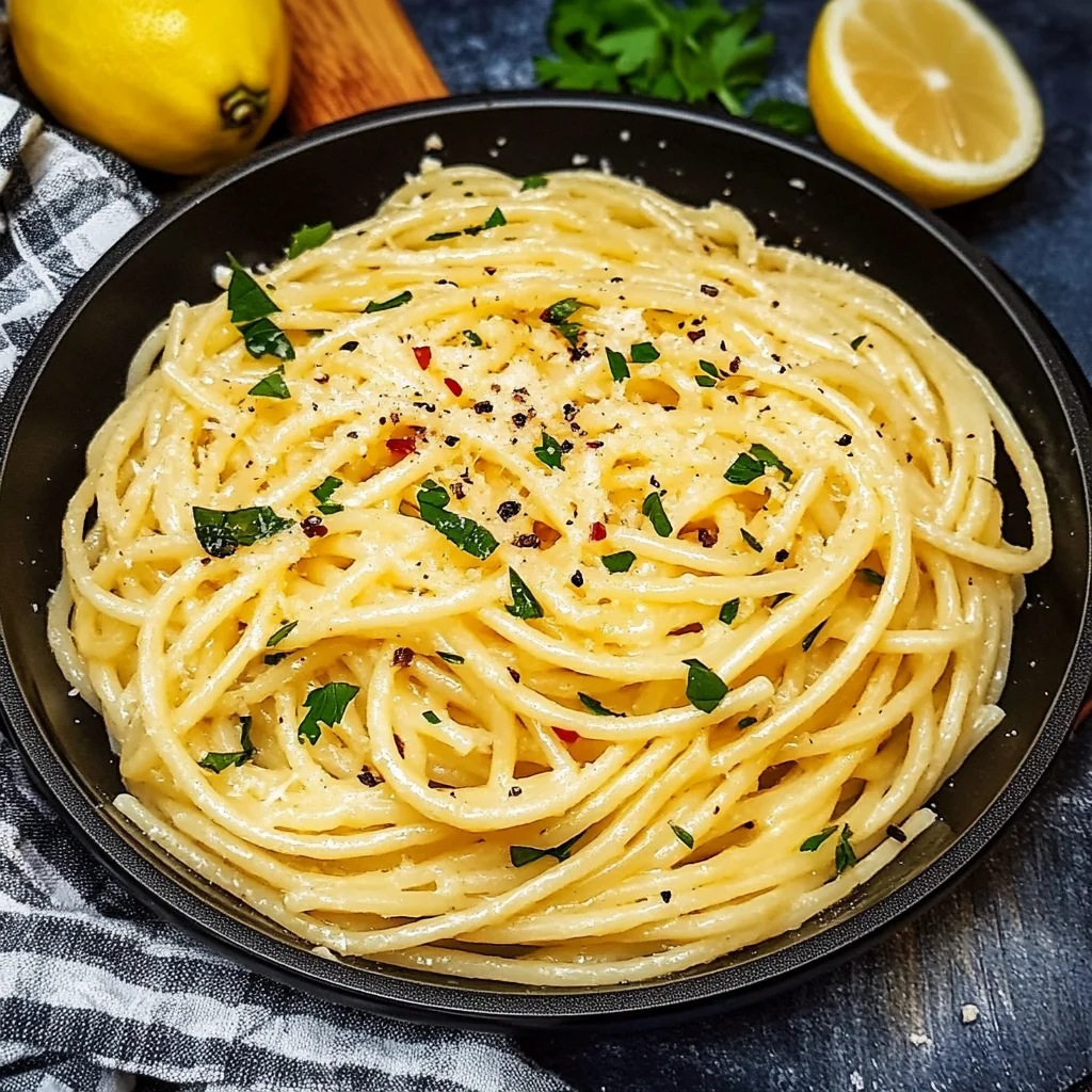 Lemon Butter Garlic Pasta Sauce Recipe (Quick and Easy)