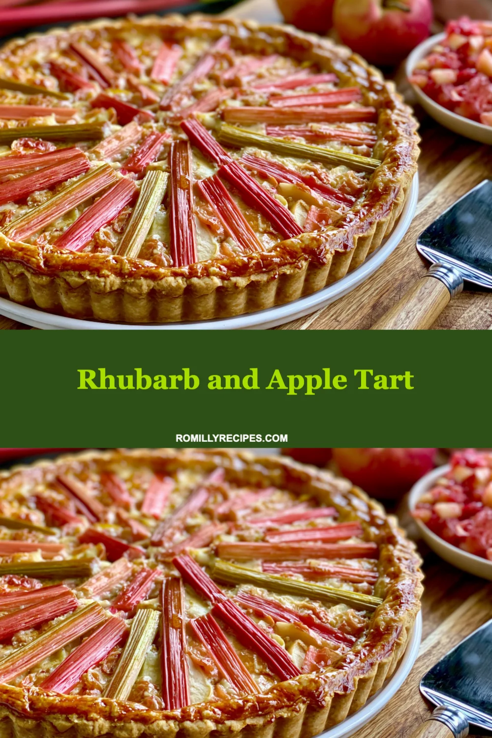 Delight Your Taste Buds with This Easy Rhubarb and Apple Tart Recipe!
