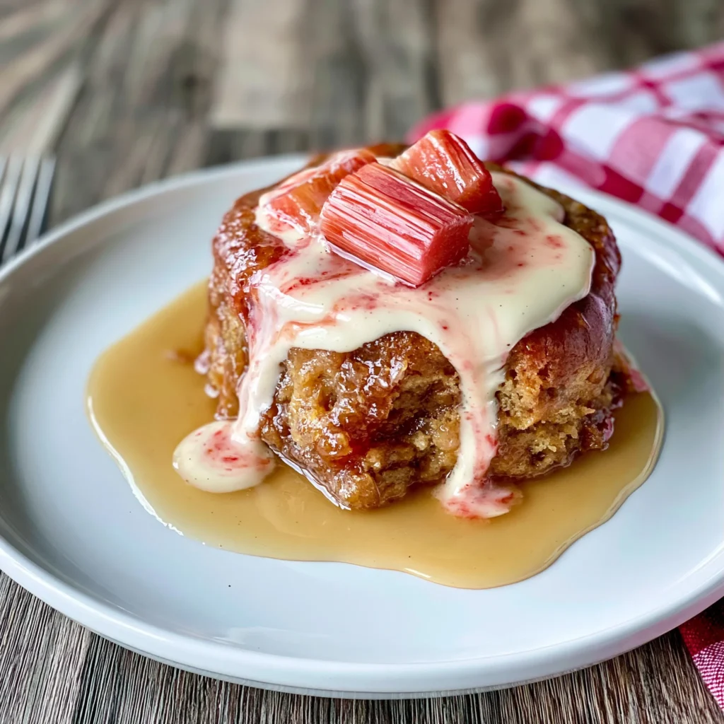 Rhubarb and Date Sticky Toffee Pudding Recipe (Deliciously Unique!)
