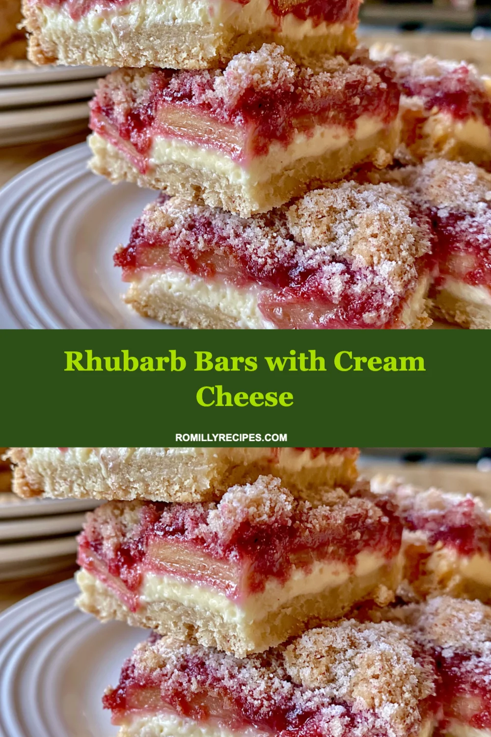 Delicious Rhubarb Bars with Cream Cheese: A Sweet and Tangy Dessert Recipe to Try!