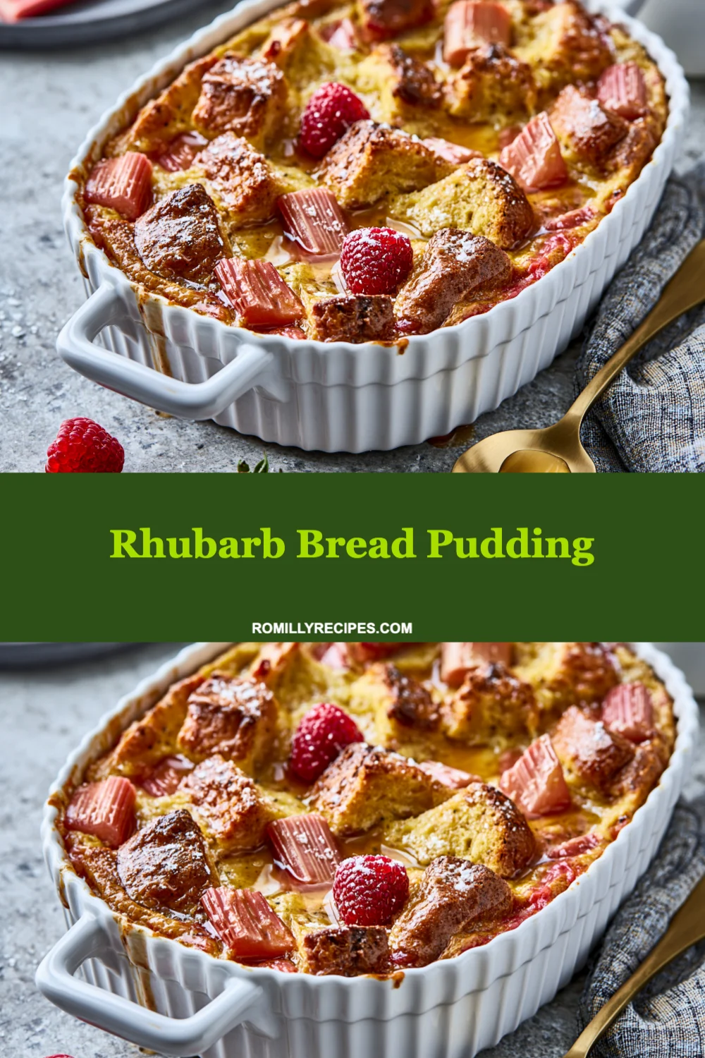 Delicious Rhubarb Bread Pudding Recipe: A Comforting Dessert to Savor