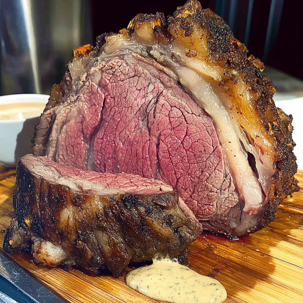 Rib Roast Recipe with Creamy Horseradish Sauce (Impress Your Guests!)