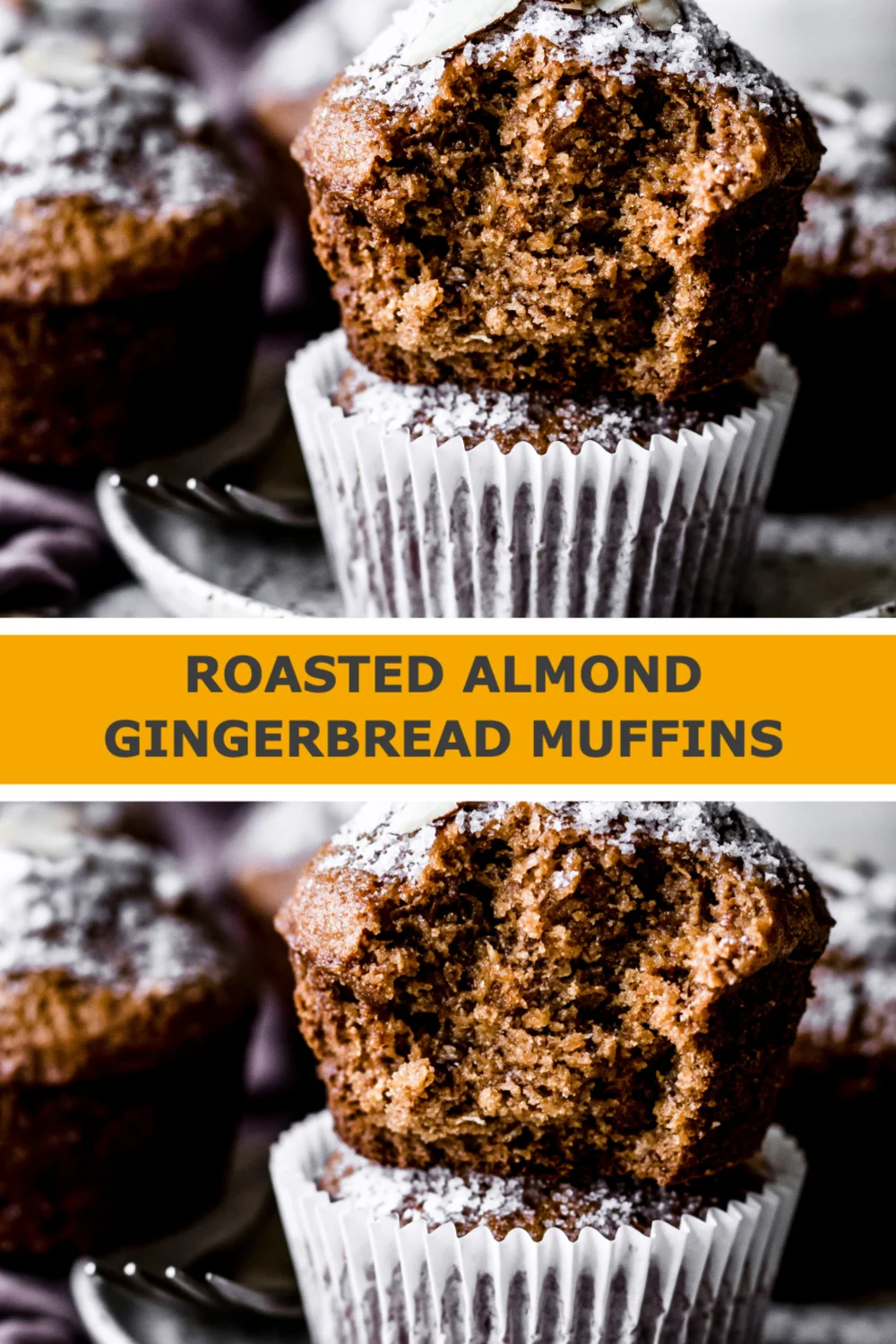Delight in Roasted Almond Gingerbread Muffins: A Cozy Twist on a Classic Treat!