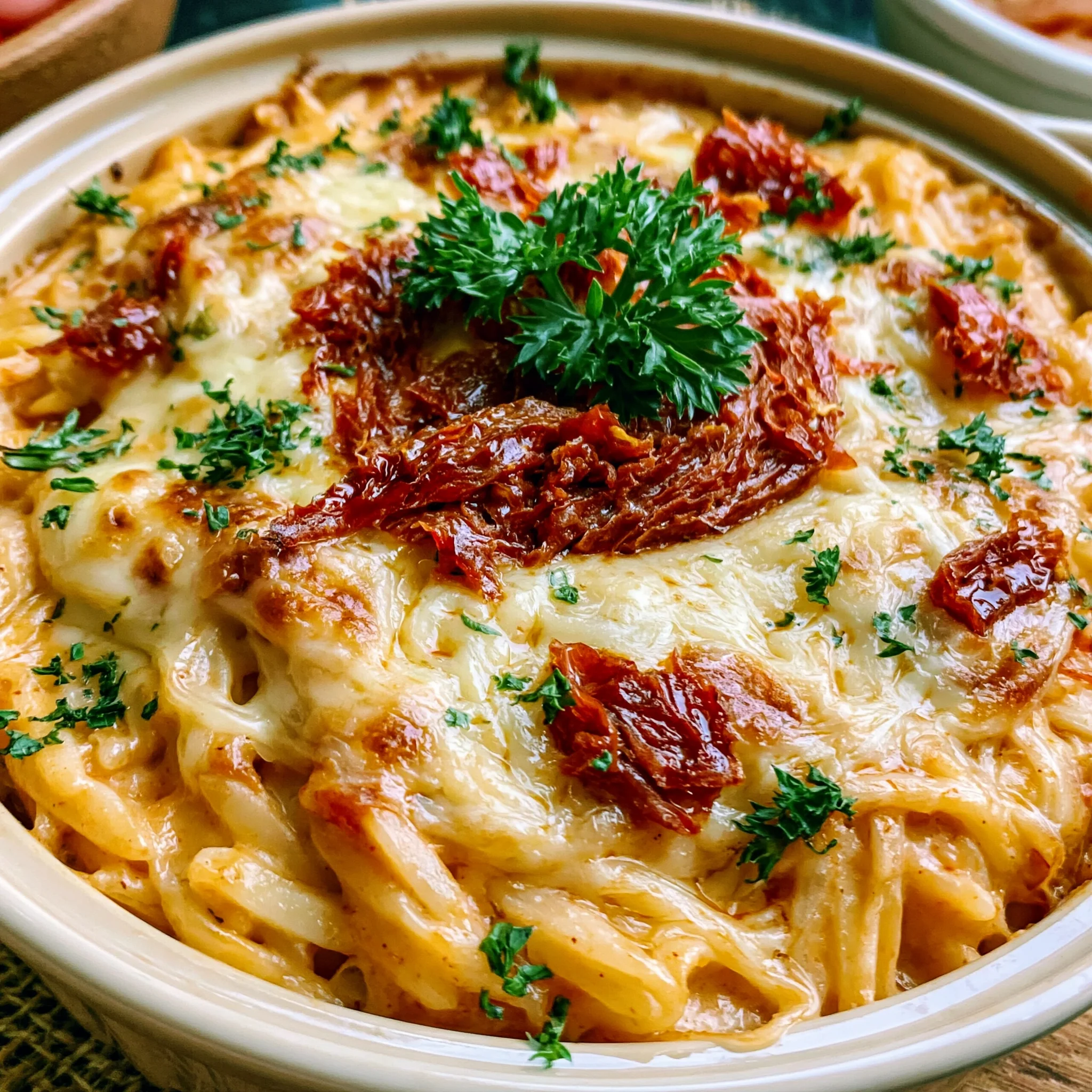 Spicy Sun-Dried Tomato Mozzarella Orzo Recipe