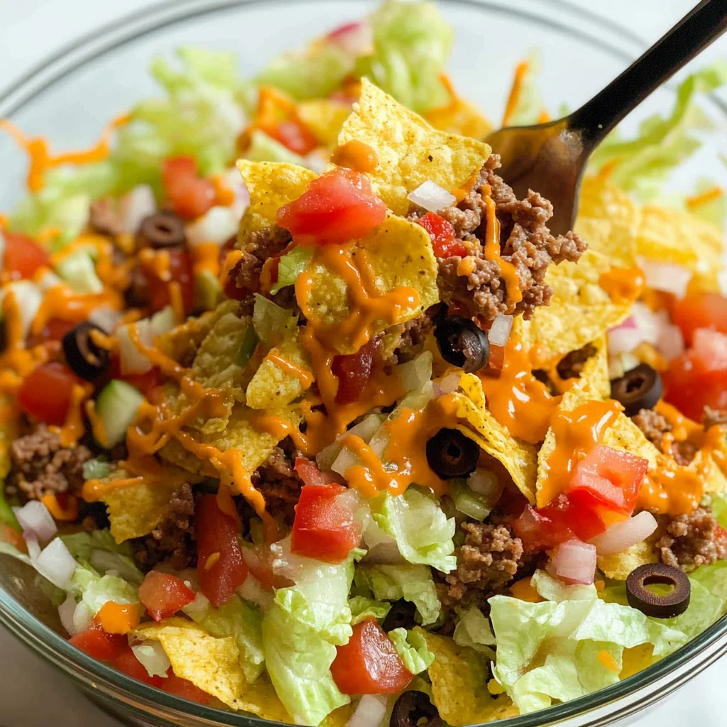 Taco Salad With Catalina Dressing Recipe (Quick and Easy!)