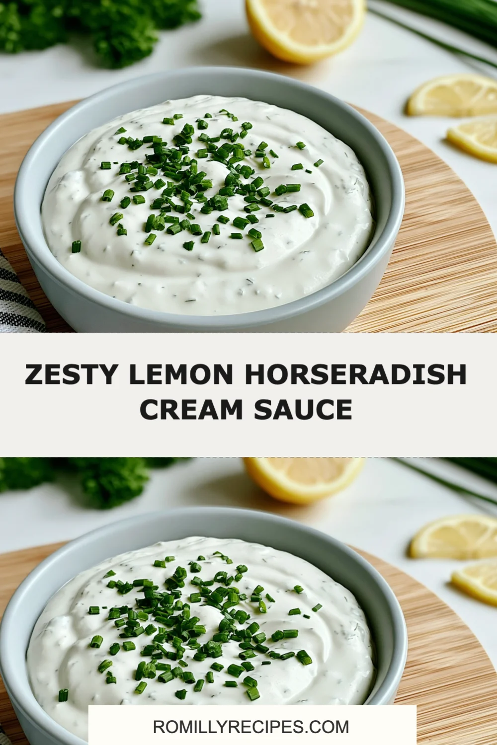 Elevate Your Dishes with Zesty Lemon Horseradish Cream Sauce: Quick and Easy Recipe!