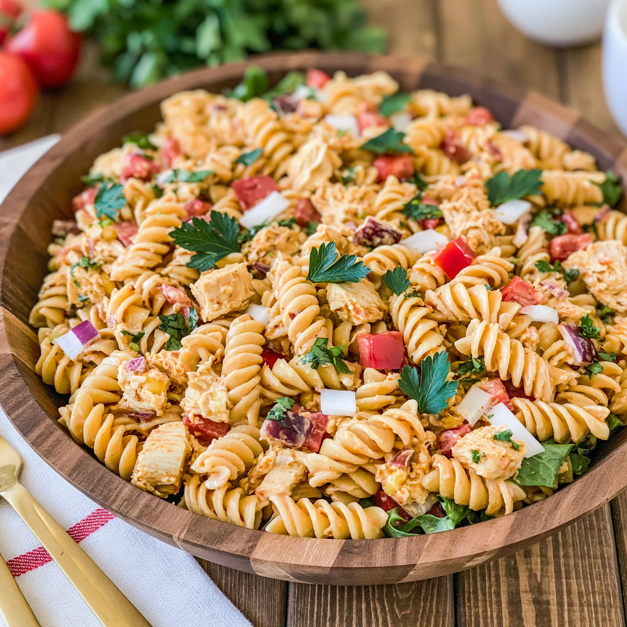 Chipotle Ranch Pasta Salad Recipe (Quick and Easy!)