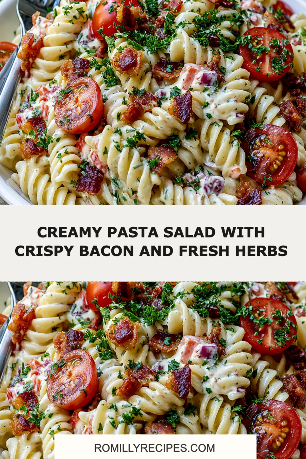 Irresistible Creamy Pasta Salad with Crispy Bacon and Fresh Herbs You Must Try!