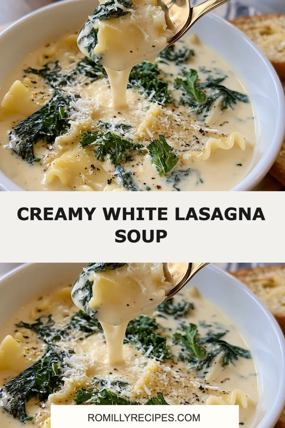 Cozy Up with Creamy White Lasagna Soup: A One-Pot Comfort Food Delight!