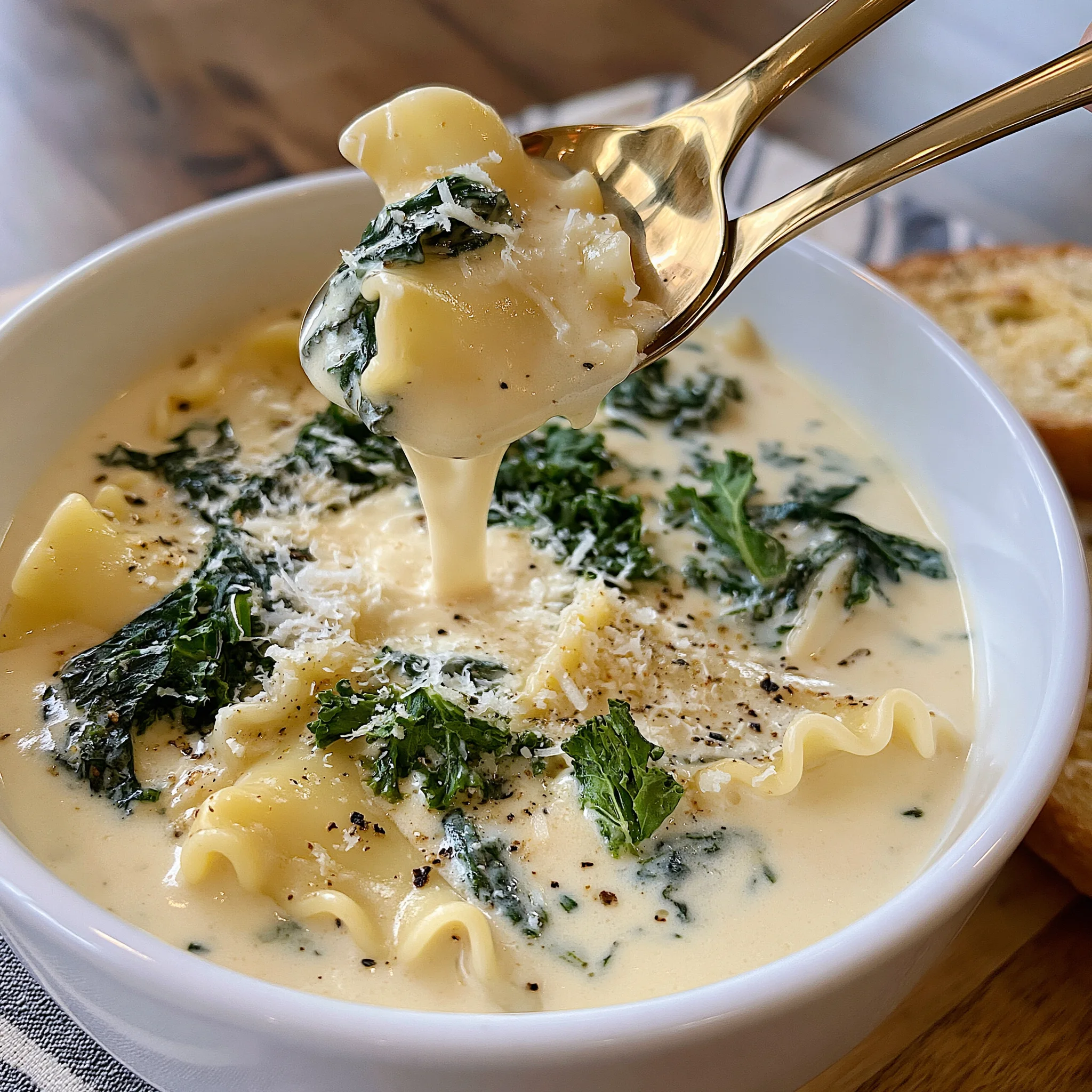 Creamy White Lasagna Soup Recipe (Comfort in a Bowl)