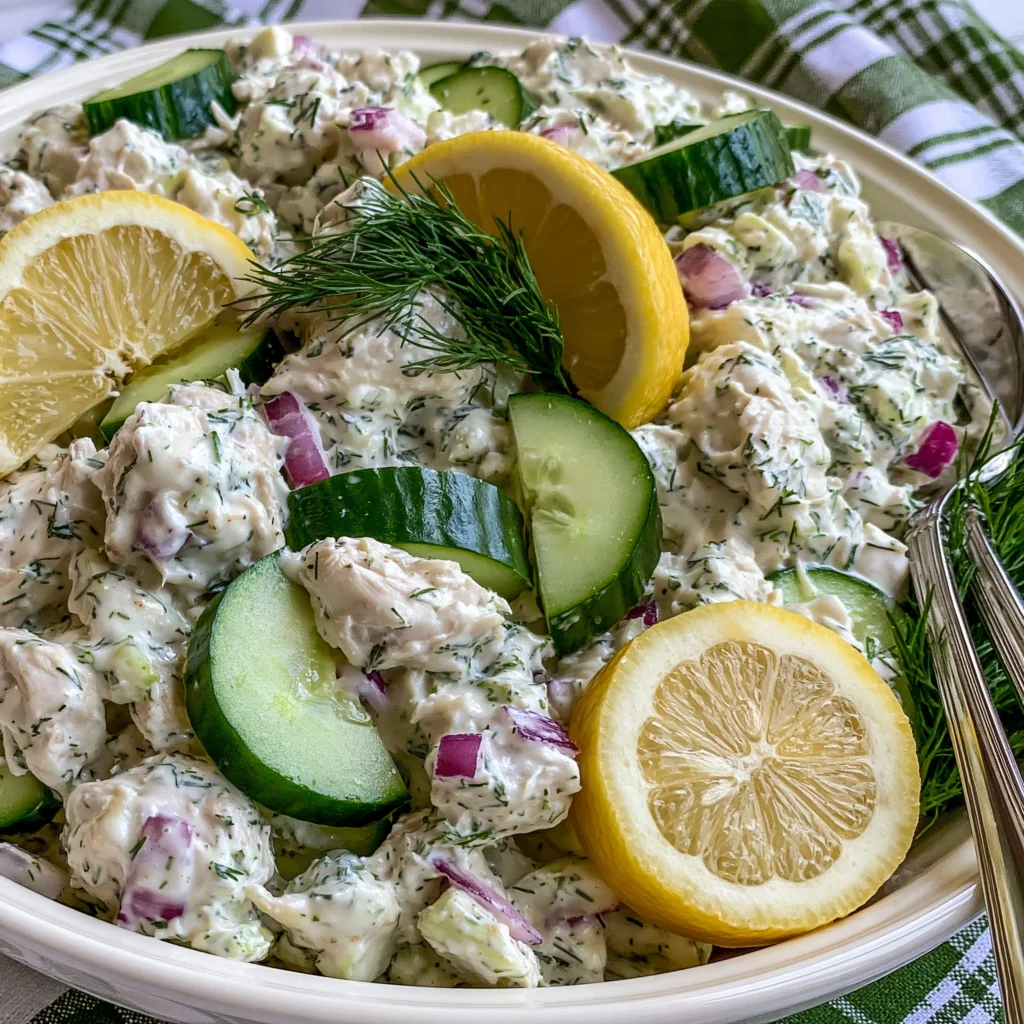 Delicious Tzatziki Chicken Salad Recipe