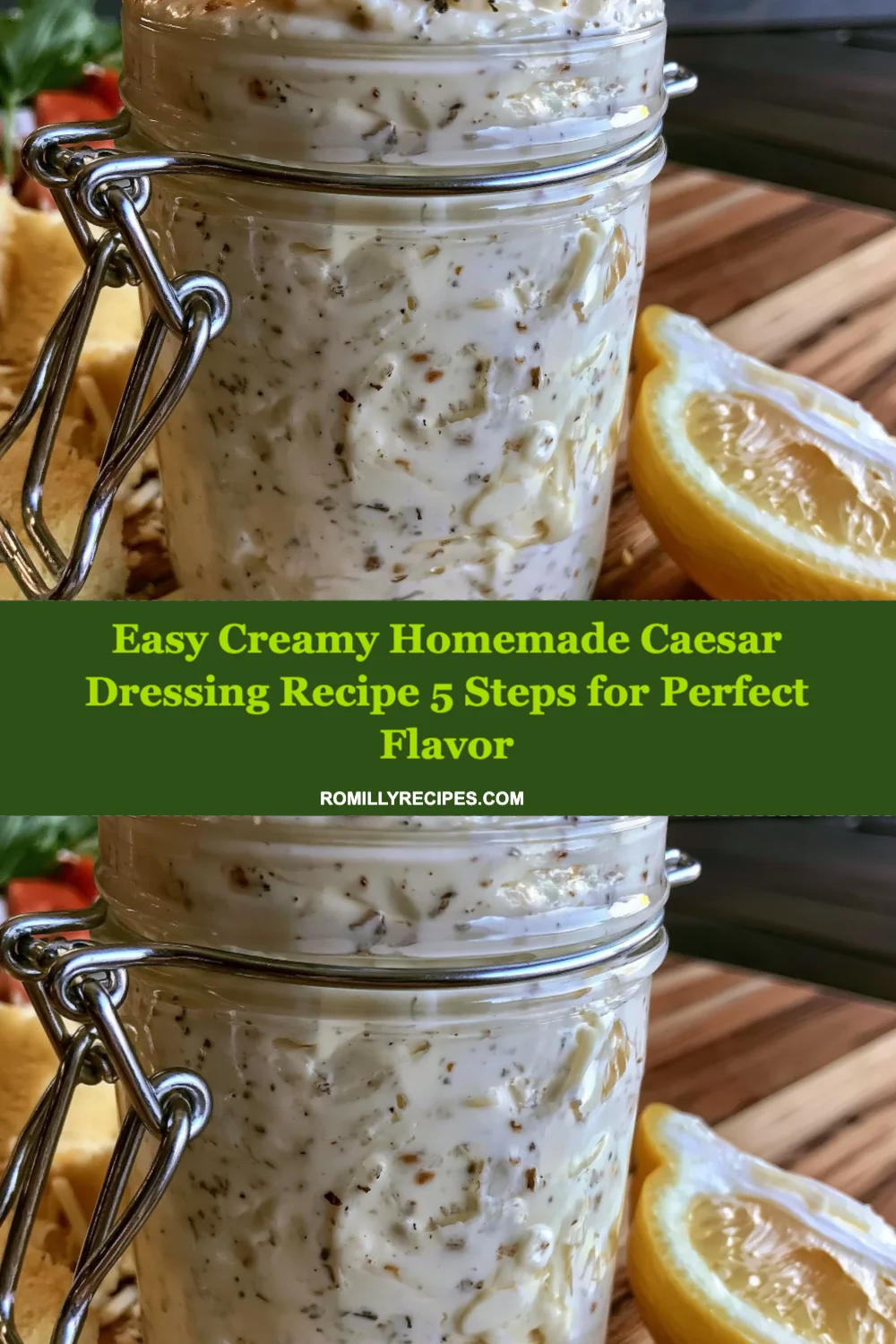 Easy Creamy Homemade Caesar Dressing Recipe in 5 Simple Steps for Perfect Flavor