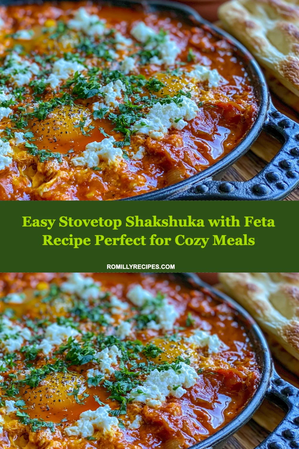 Cozy Up with Easy Stovetop Shakshuka with Feta Recipe for Comforting Meals!