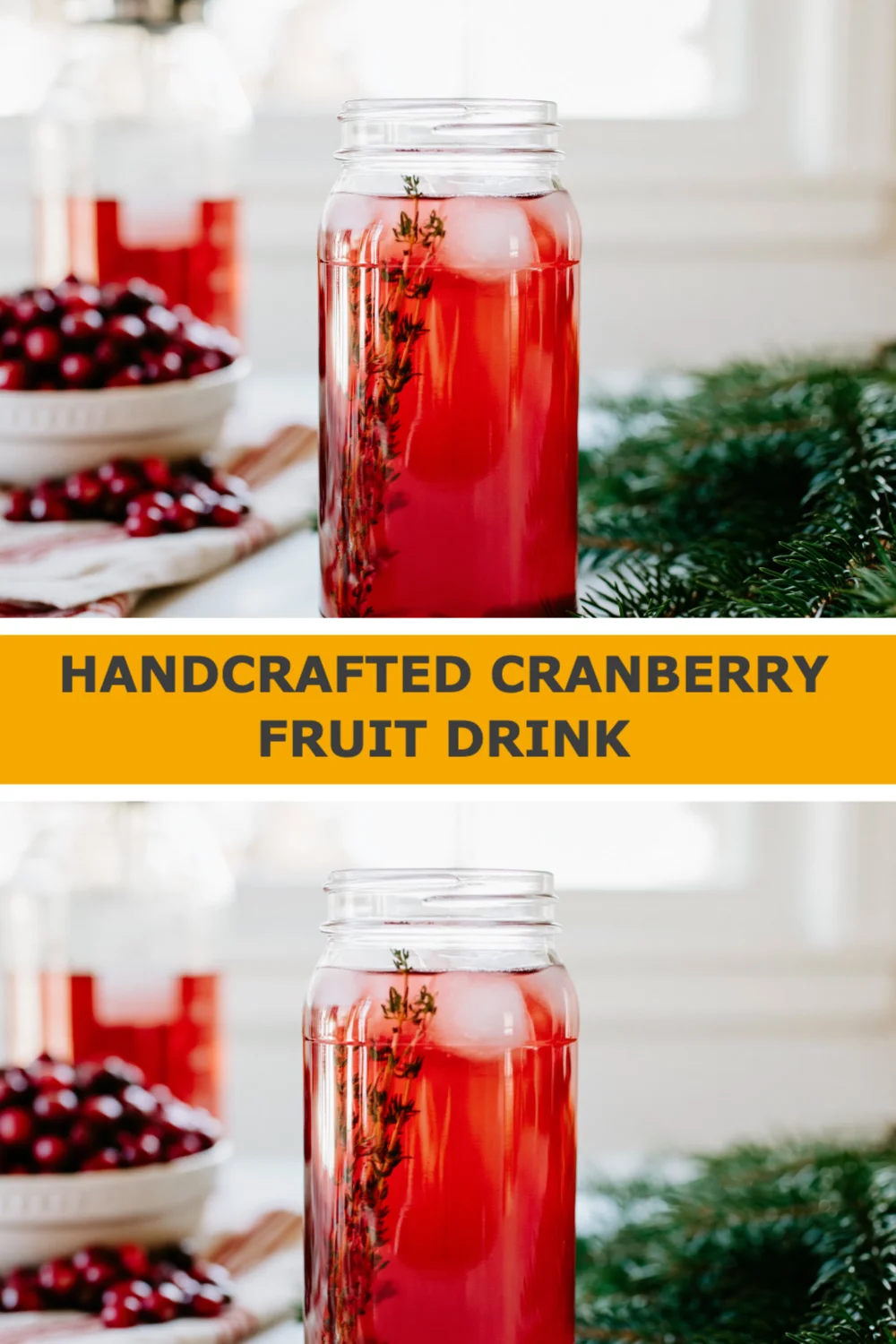 Craft Your Own Handcrafted Cranberry Fruit Drink for Refreshing Seasonal Sips!