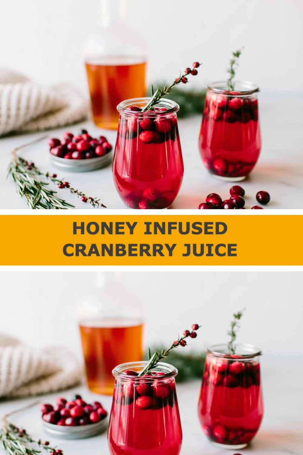 Delight in Refreshment: Easy Honey Infused Cranberry Juice Recipe for Any Occasion!