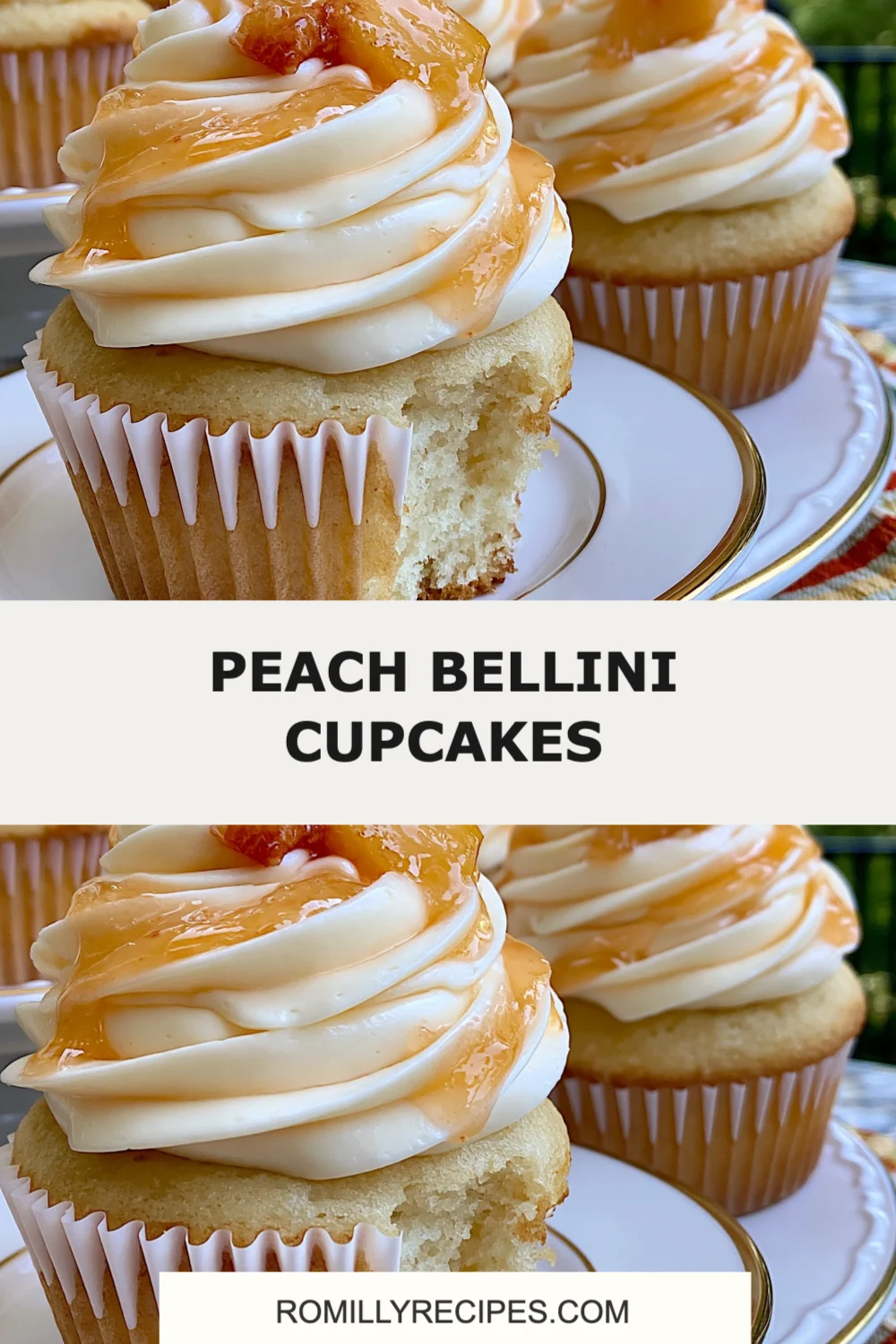 Delightful Peach Bellini Cupcakes to Celebrate Summer in Every Bite!