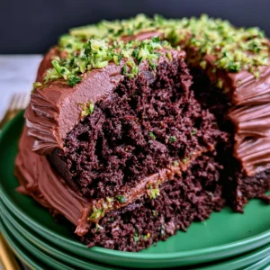 Vegan Chocolate Zucchini Cake Recipe with Easy Aquafaba Frosting